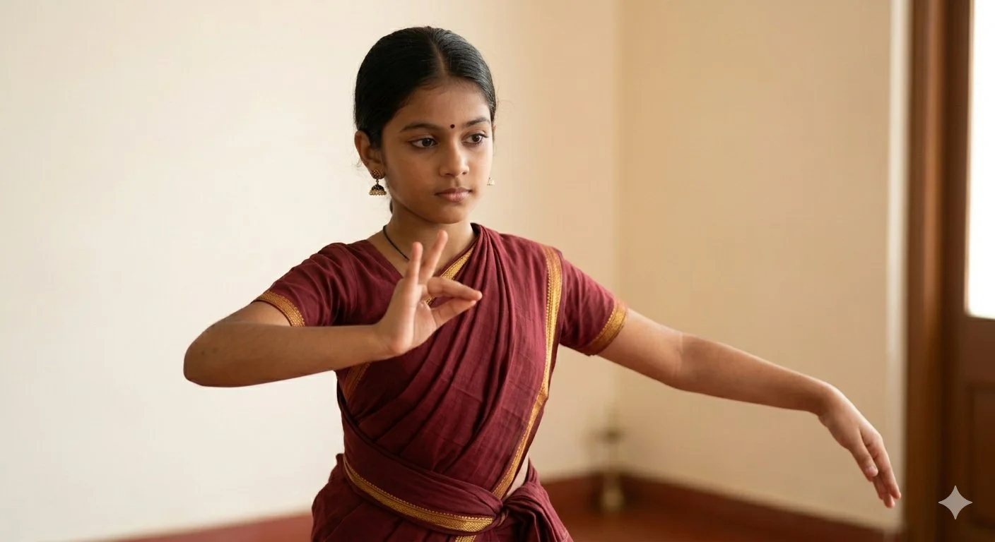 Intermediate student performing